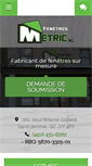 Mobile Screenshot of fenetresmetric.com